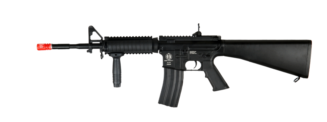 ICS C-15 FULL METAL SR16 M4 AIRSOFT AEG RIFLE W/ QD BARREL EXTENSION - Click Image to Close