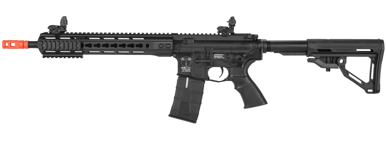 ICS-265 CXP-UK1R TRANSFORM4 KEYMOD FULL METAL AEG (REAR WIRED) 12.5 INCH RAIL VERSION (COLOR: BLACK) - Click Image to Close