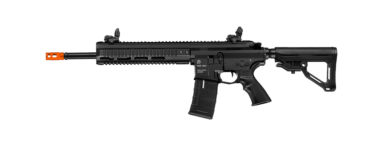 ICS-291 PAR MK3 MTR FULL METAL AEG (REAR WIRED) 10.5 INCH RAIL VERSION (COLOR: BLACK) - Click Image to Close