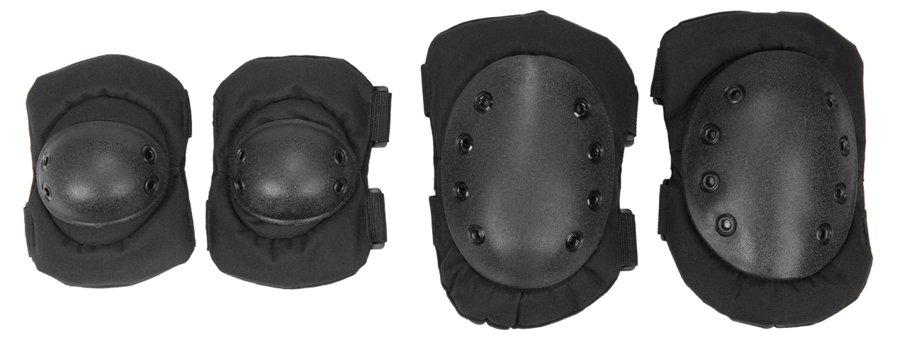 IU-A05 Knee & Elbow Pads, Black - Click Image to Close