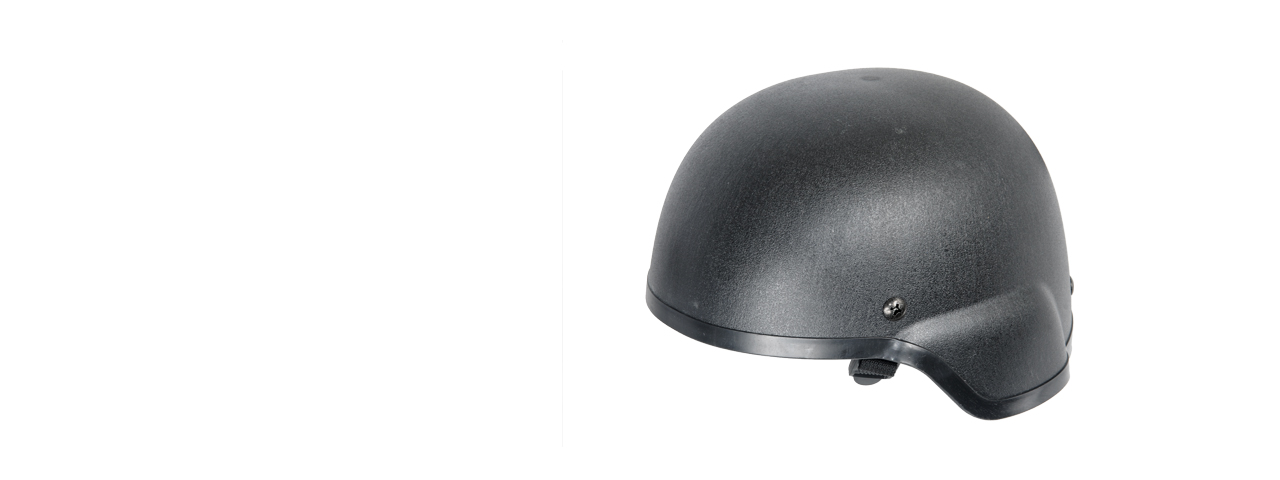 IU-A07 Plastic MICH Helmet, Black - Click Image to Close