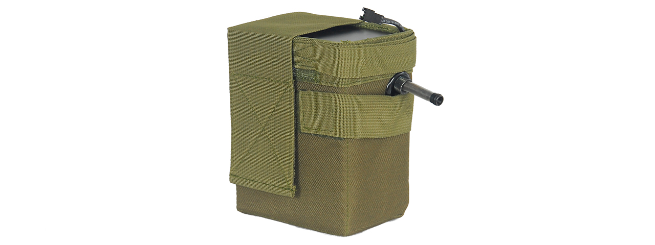 Atlas Custom Works Electric Winding 3000 Round M60 Airsoft High Capacity Box Magazine (Color: OD Green) - Click Image to Close