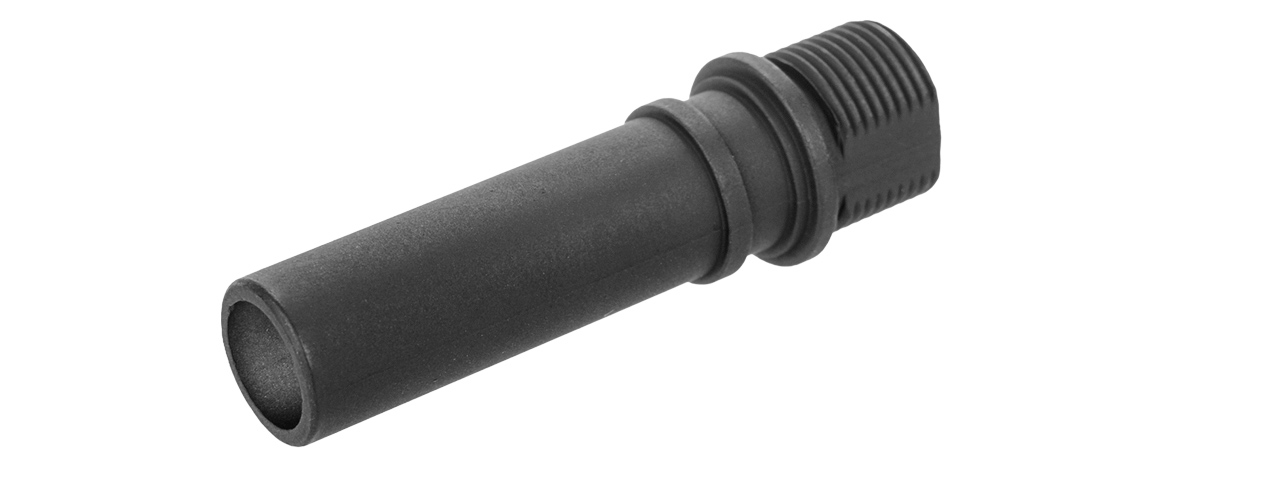 JG AIRSOFT METAL FLASH HIDER REPLACEMENT FOR R2 SCORPION AEG - BLACK - Click Image to Close