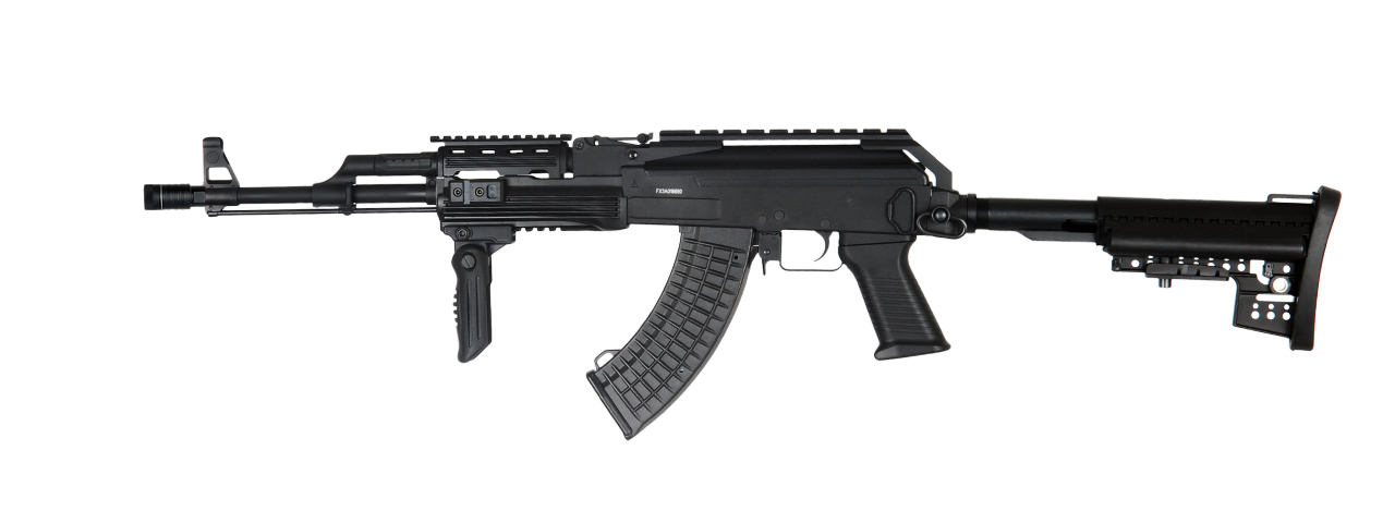 JG AIRSOFT FULL METAL AK47 RAS TCW AEG RIFLE W/ FOREGRIP - Click Image to Close