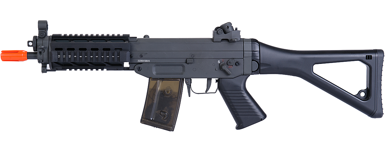 JG AIRSOFT SIG 552 AEG TACTICAL W/ ELECTRIC BLOWBACK FUNCTION - BLACK - Click Image to Close