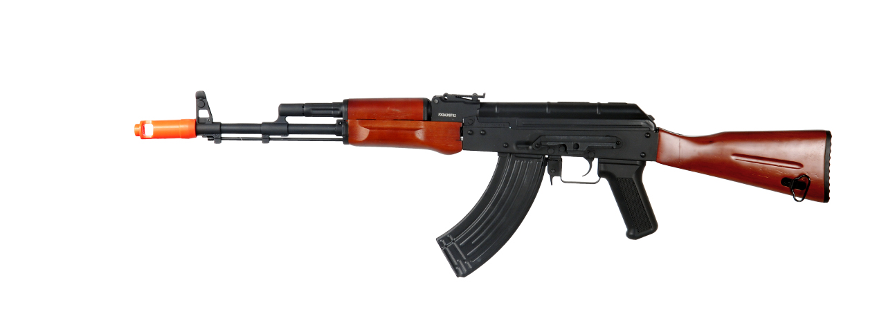 JG FULL METAL AK-74 EBB AIRSOFT AEG RIFLE - GENUINE WOOD - Click Image to Close