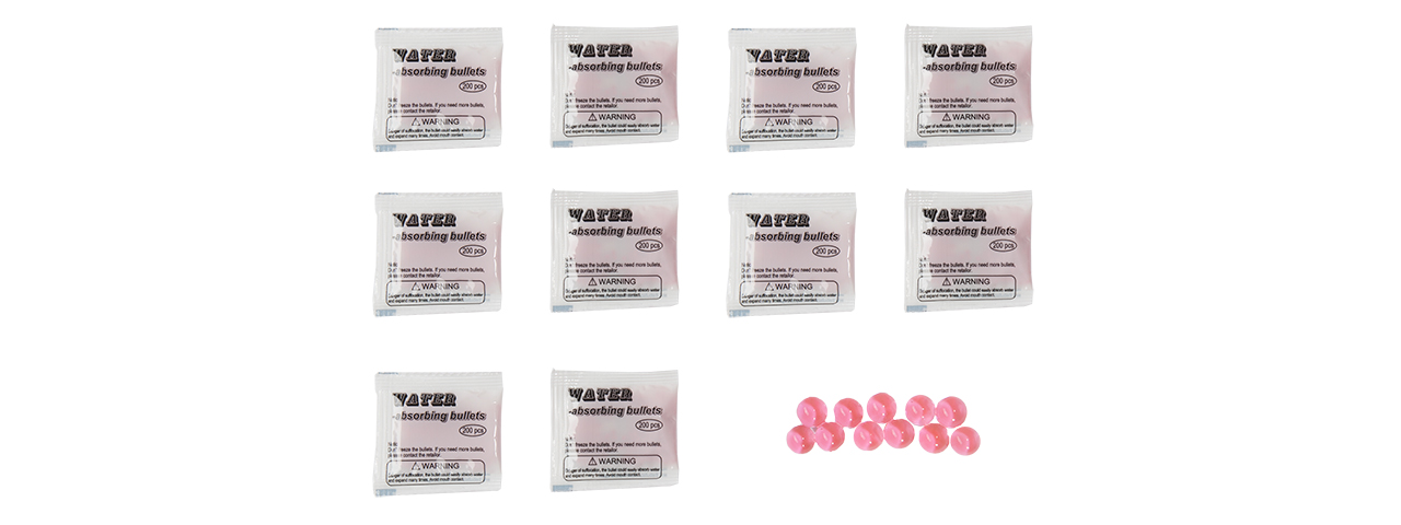 JG3333BB WATER PELLETS 10 PACK x 200 RDS - Click Image to Close
