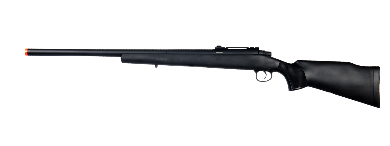 UK ARMS AIRSOFT TACTICAL M70 BOLT ACTION RIFLE - BLACK - Click Image to Close