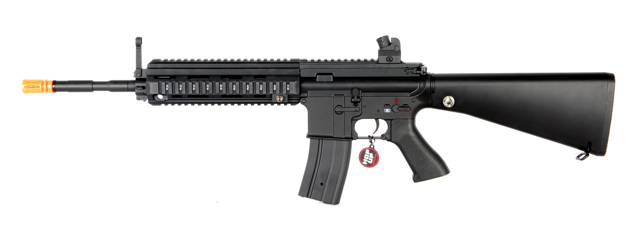 GOLDEN EAGLE AIRSOFT 614 AEG MK416 POLYMER EDITION W/ PEQ BOX - Click Image to Close