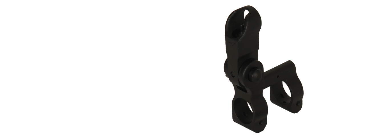 GOLDEN EAGLE FULL METAL F6613 FLIP UP FRONT SIGHT - BLACK - Click Image to Close