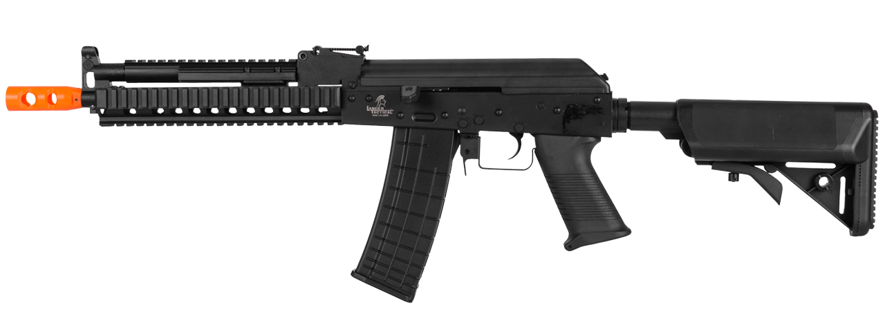 Lancer Tactical LT-10B Beta Project Tactical AK RIS AEG Metal Gear, Polymer Body in Black - Click Image to Close