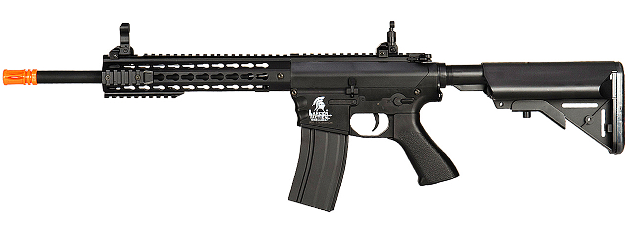 LT-12BK M4 KEYMOD 10 INCH AEG METAL GEAR (COLOR: BLACK - Click Image to Close