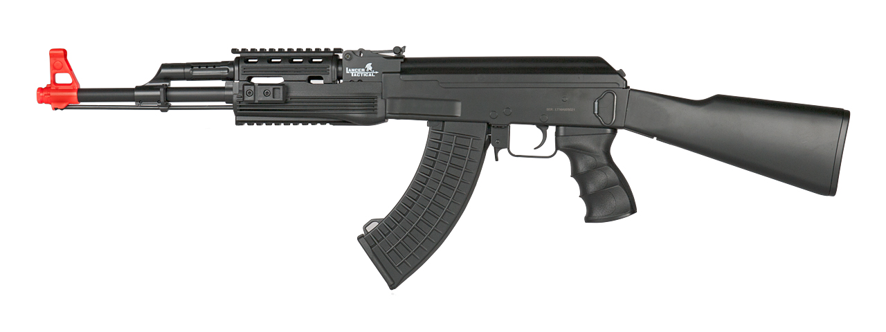 LT-16A TACTICAL AK-47 AEG METAL GEAR w/FULL STOCK (COLOR: BLACK) - Click Image to Close
