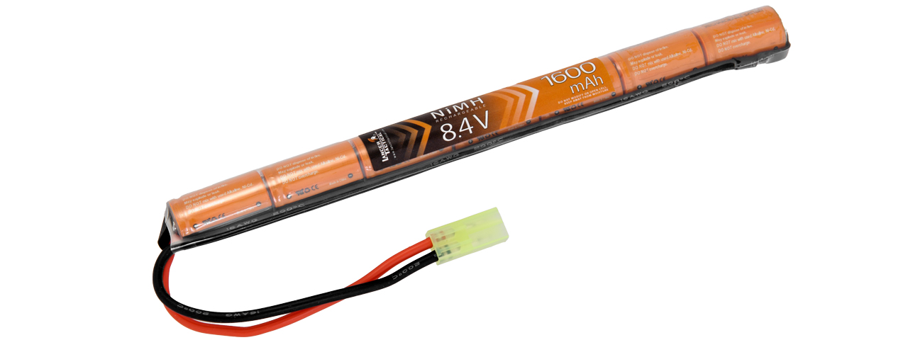 Lancer Tactical 8.4v 1600mAh Stick NiMh Battery - Click Image to Close