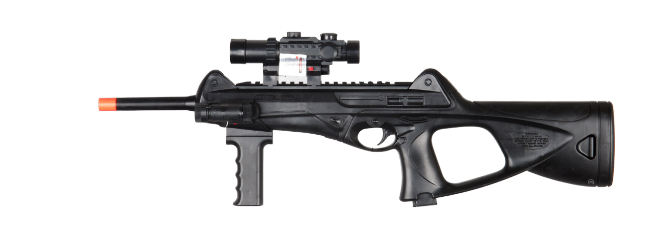 Airsoft M182 M182B Spring Rifle w/Laser & Flashlight - Click Image to Close