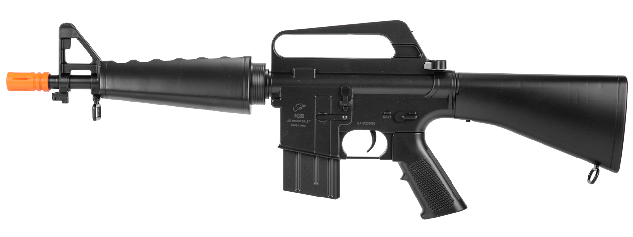 M308 MINI M16 SPRING RIFLE (BLACK) - Click Image to Close