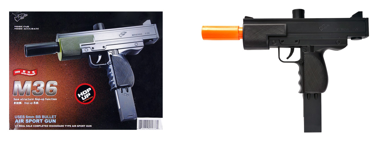 Double Eagle M36 Spring Pistol - Click Image to Close