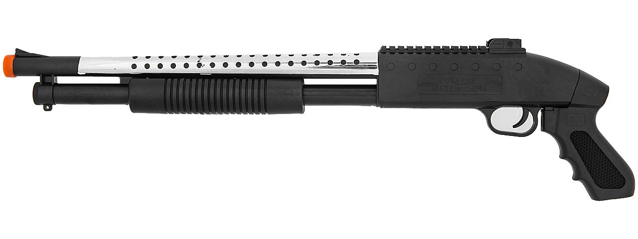 M590S SPRING SHOTGUN IN POLYBAG,48 PCS, LENGTH: 26.5",0.92-LBS,400 FPS - Click Image to Close