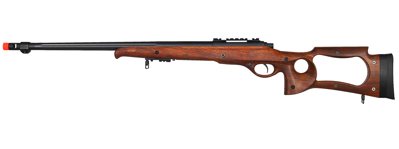 M70W BOLT ACTION RIFLE w/FLUTED BARREL (COLOR: WOOD) - Click Image to Close