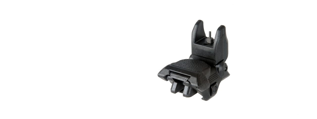 ICS CXP SERIES M4 / M16 AIRSOFT FLIP-UP FRONT IRON SIGHT - BLACK - Click Image to Close