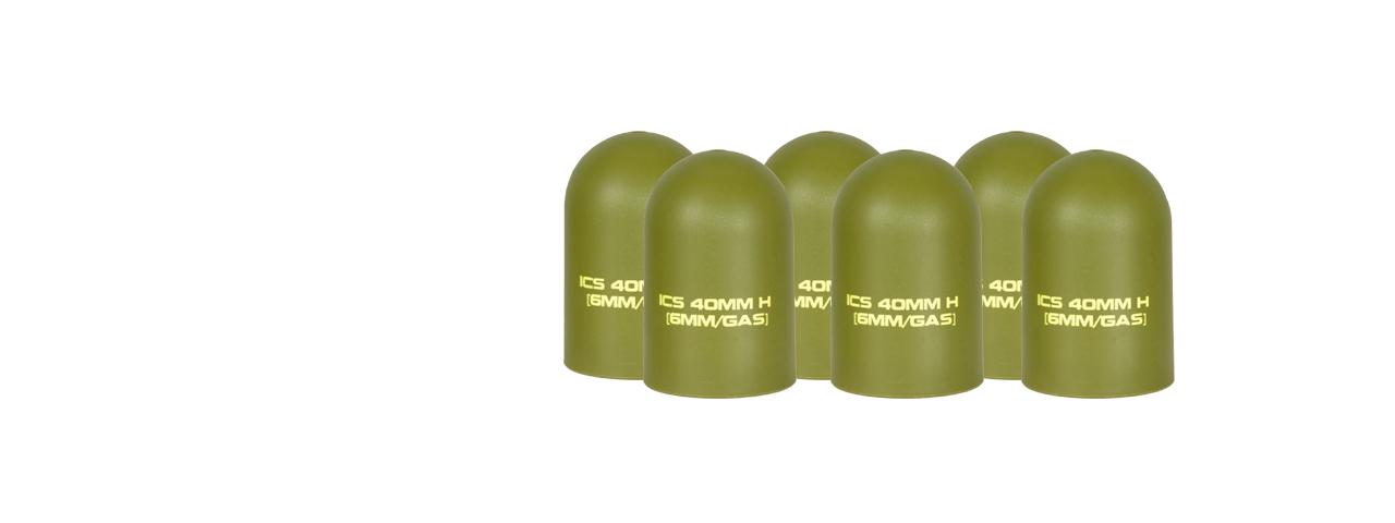 ICS MA-166 GRENADE CAPS, SET OF 6 - Click Image to Close