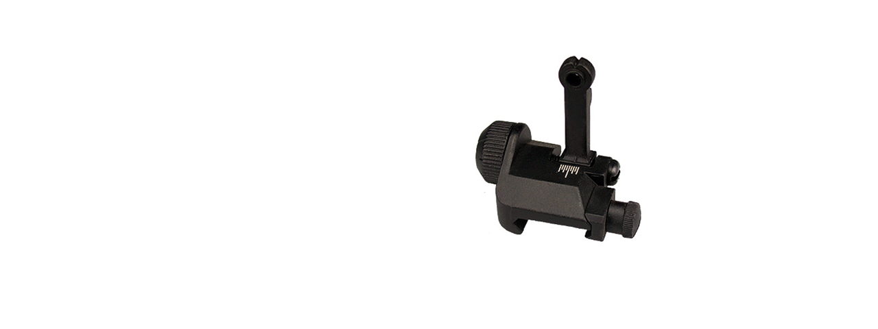 ICS FULL METAL M4 / M16 FLIP-UP MINI AIRSOFT BACK UP REAR IRON SIGHT - Click Image to Close