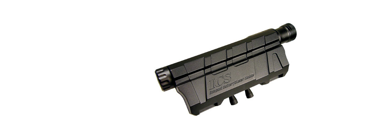 ICS M4 / M16 AEG AIRSOFT PEQ BATTERY BOX MOCK LASER UNIT - BLACK - Click Image to Close