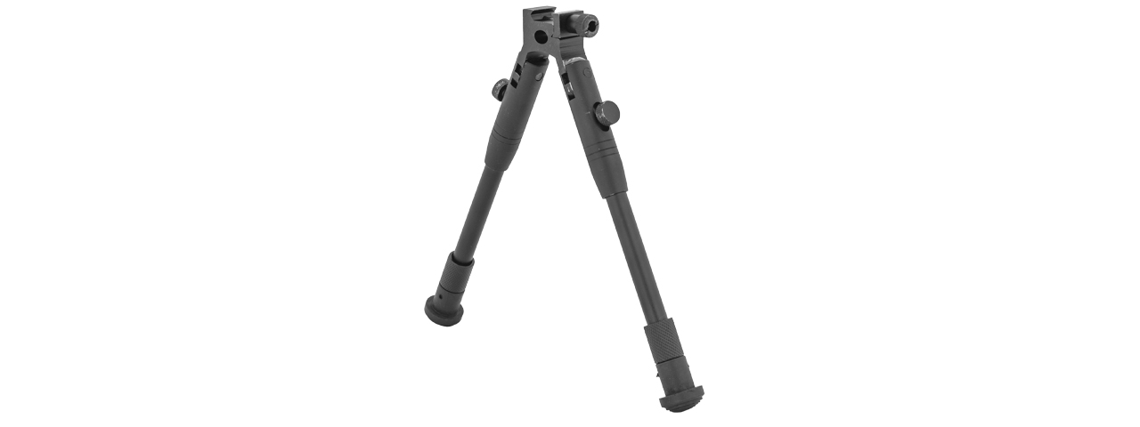 WELL AIRSOFT MB1000 BIPOD WITH RAIL ATTACHMENT - BLACK - Click Image to Close