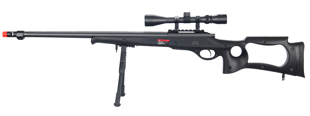WELLFIRE MB10D BOLT ACTION SNIPER RIFLE W/ 3-9X40 SCOPE AND BIPOD - Click Image to Close