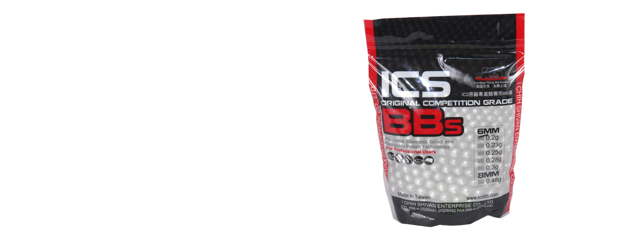 ICS MC-22 0.2g BB Pellet 3500/bag - Click Image to Close