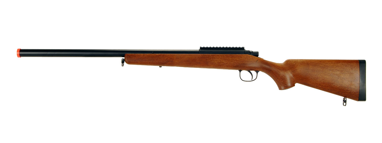 AGM MP001A BOLT ACTION SNIPER RIFLE (COLOR: WOOD) - Click Image to Close
