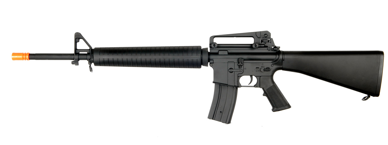 AGM MP034 M16A4 AEG Metal Gear, Full Metal Body, Fixed Stock - Click Image to Close