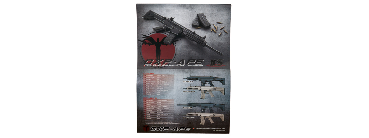 MS-115 ICS CXP APE FOLD-OUT PROMO SHEET - Click Image to Close