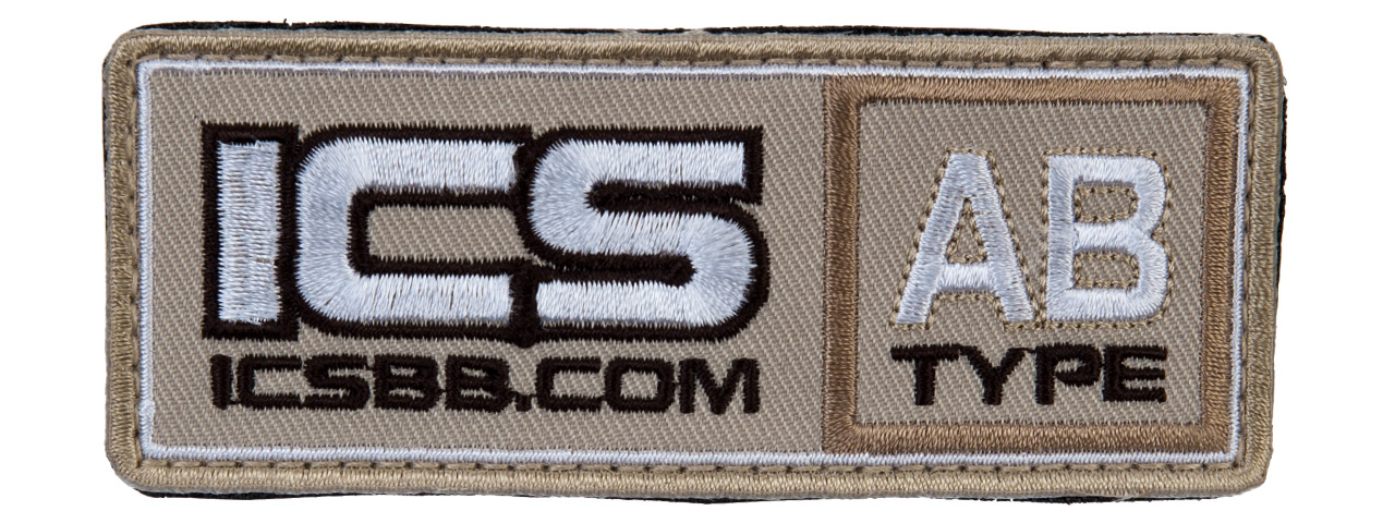 MS-134 ICS PATCH BLOOD TYPE-AB (COLOR: TAN) - Click Image to Close