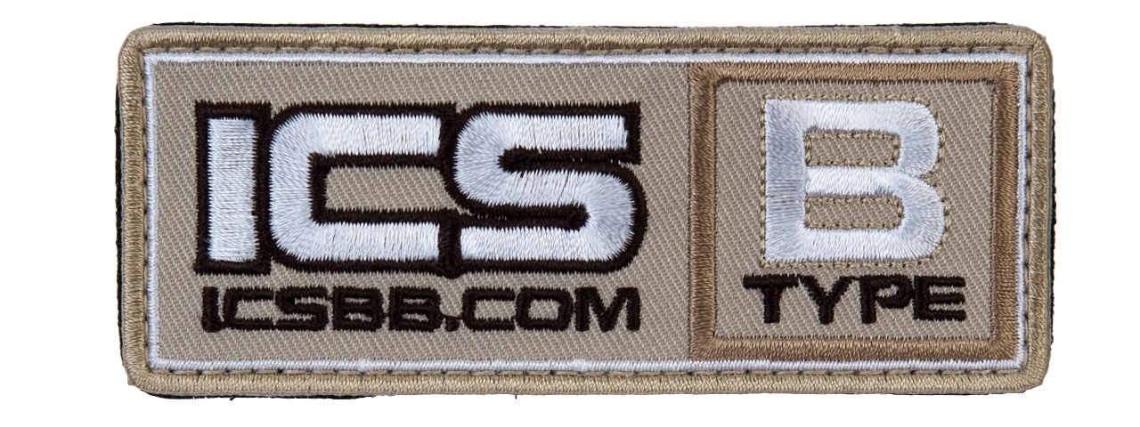 MS-135 ICS PATCH BLOOD TYPE-B (COLOR: TAN) - Click Image to Close