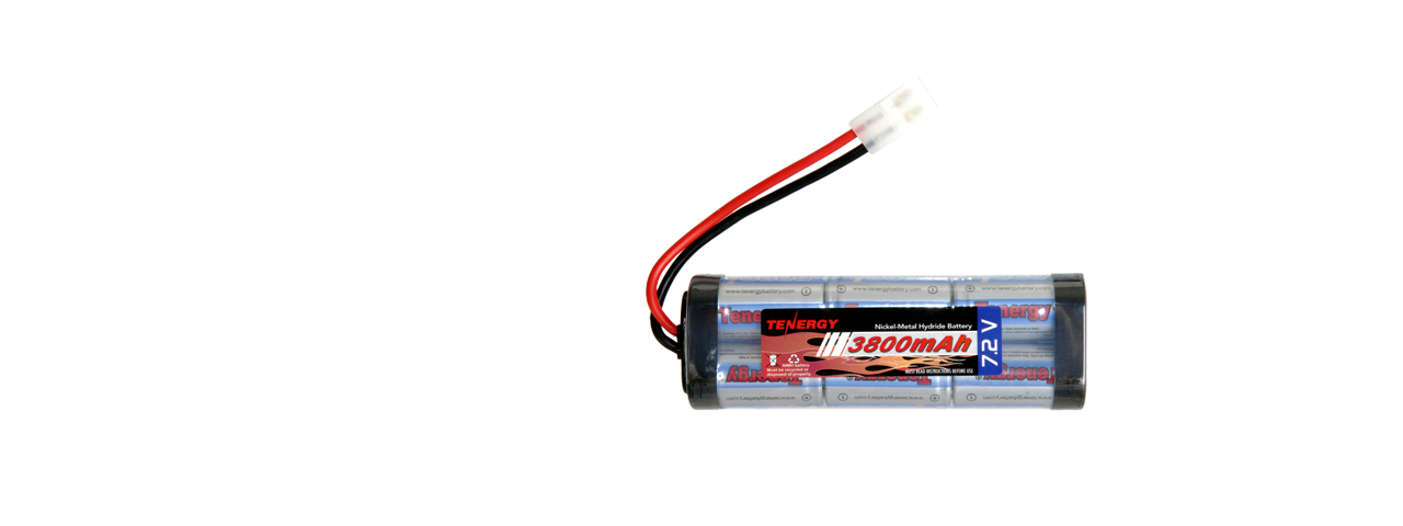 NIMH7.2V3800-ST 6S Flat Battery w/ Standard Tamiya #11200 - Click Image to Close