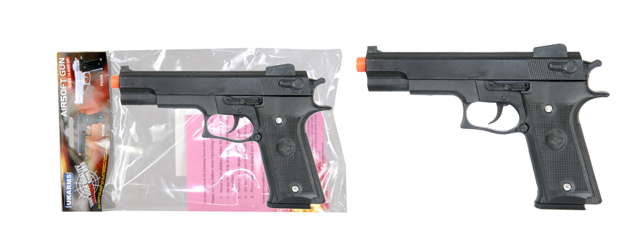 UKARMS P239B SPRING PISTOL (BLACK) - Click Image to Close