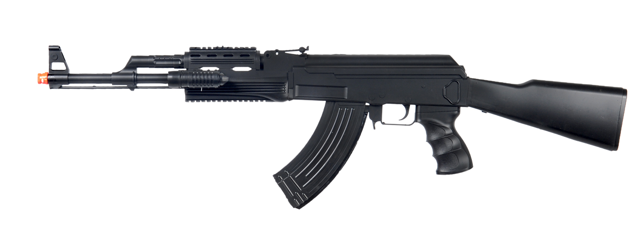 UKARMS P48 Tactical AK-47 Spring Rifle with Laser and Flashlight - Click Image to Close