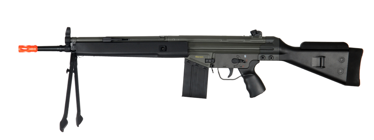 JG T3-K1 T3 SG1 Sniper AEG Metal Gear, Polymer Body w/ Integrated Bi-pod - Click Image to Close