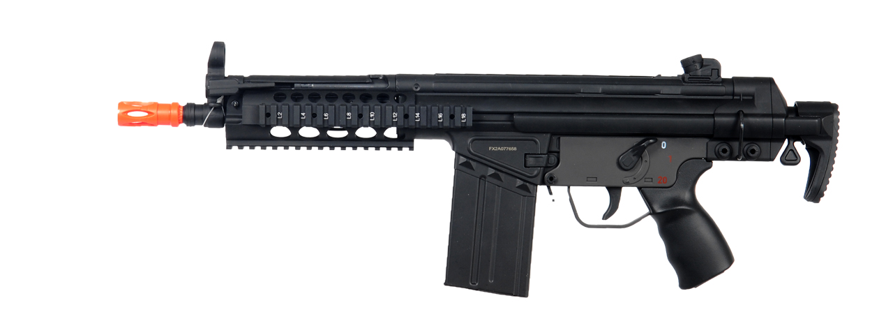 JG T3-MC51P RIS AEG Metal Gear, Polymer Body, Adjustable Pull Stock, Vertical Foregrip - Click Image to Close