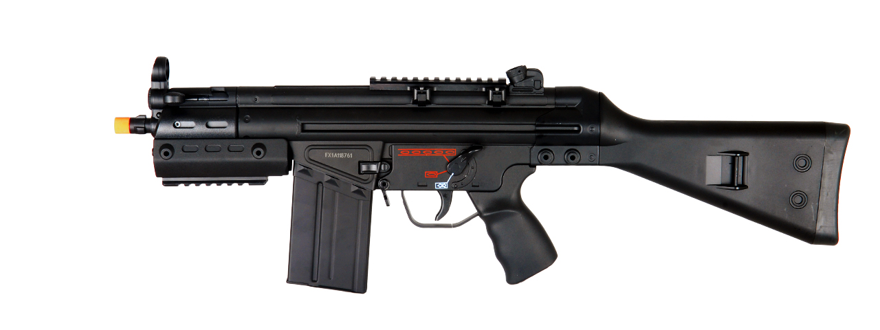 JG T3-SASG FS3-SAS T3 CQB AEG Metal Gear w/ Fixed Stock - Click Image to Close