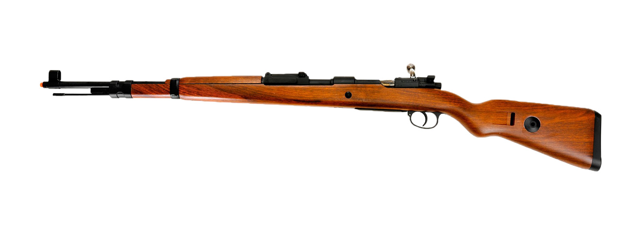 Double Bell WWII Kar 98 Bolt Action Airsoft Carbine Rifle (Color: Faux Wood) - Click Image to Close