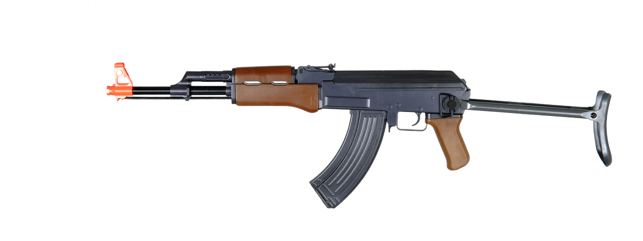 Cyma ZM93S AK-47S Spring Rifle with Under Folding Stock, Full Sized - Click Image to Close