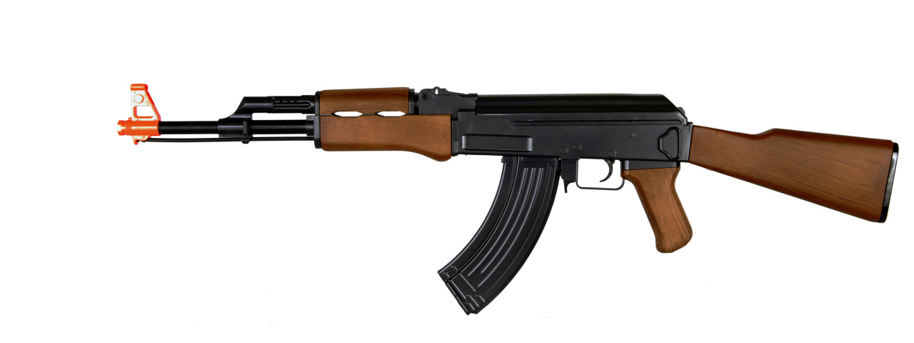 Cyma ZM93 AK-47 Spring Rifle with Fixed Stock, Full Sized - Click Image to Close