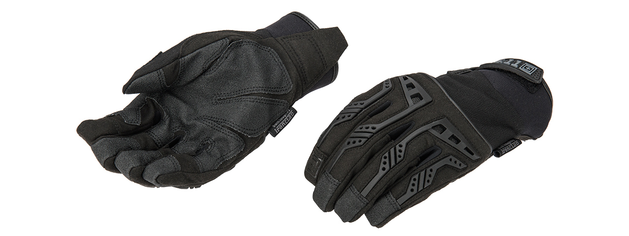 5.11 TACTICAL SCENE ONE THERMOPLASTIC RUBBER GLOVES - XLARGE (BLACK) - Click Image to Close