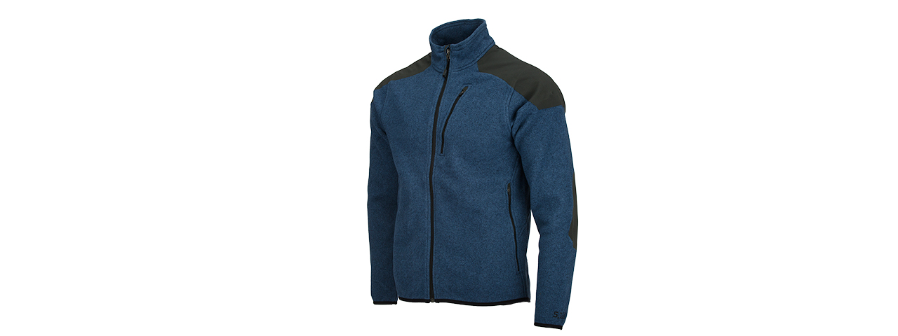 5.11 TACTICAL POLYESTER FULL ZIP FLEECE SWEATER - REGATTA - Click Image to Close