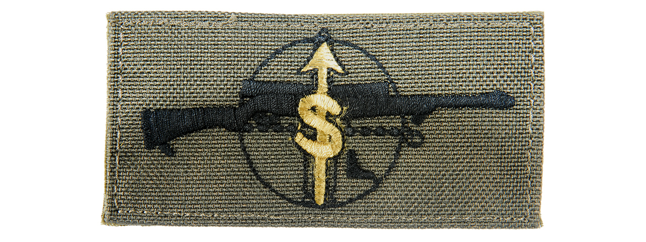 AC-134G ADHESIVE HIGH QUALITY M24 TARGET SIGHTED PATCH (OLIVE DRAB) - Click Image to Close