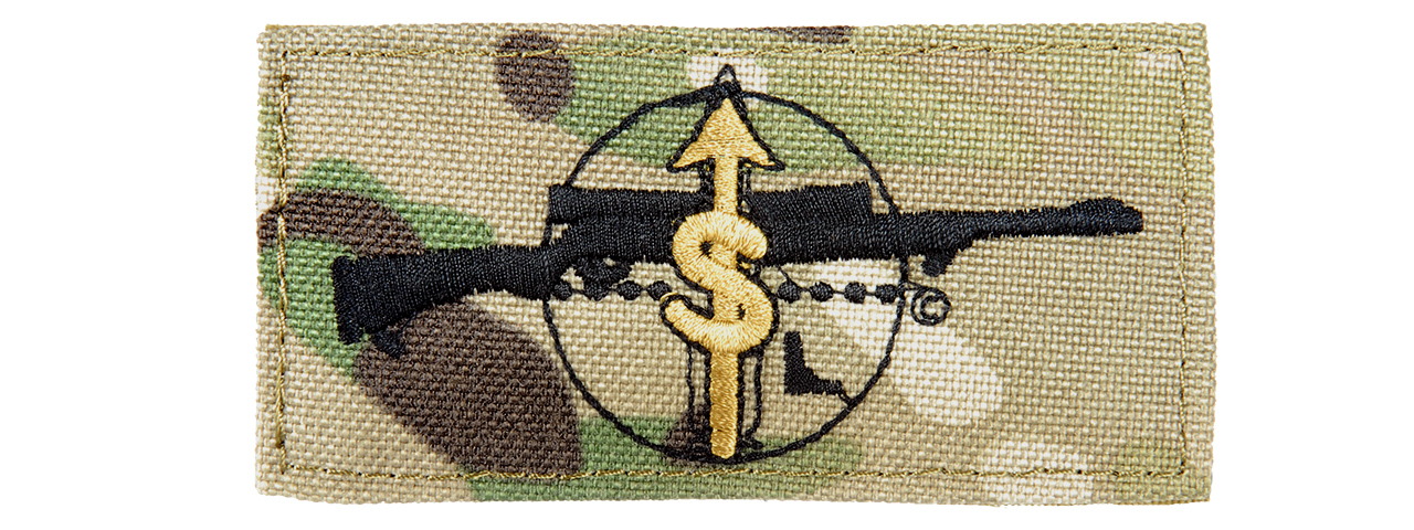 AC-134M ADHESIVE HIGH QUALITY M24 TARGET SIGHTED PATCH (CAMO) - Click Image to Close