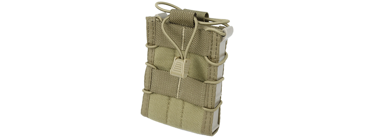 AC-302K CROSS MODULAR SINGLE RIFLE MAGAZINE POUCH (KHAKI) - Click Image to Close