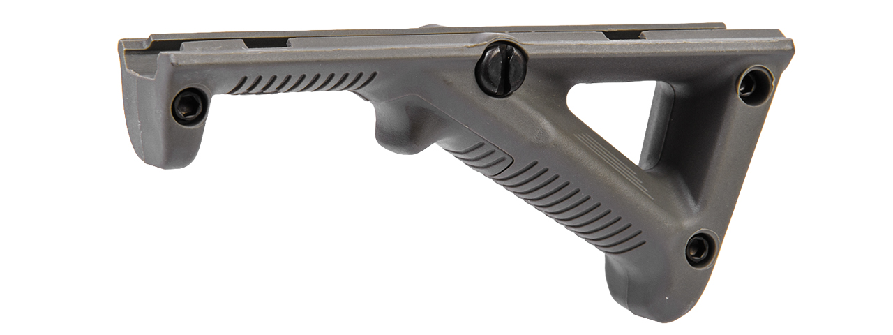 G-Force Picatinny Rail Mounted Angle Fore Grip (Color: Foliage Green) - Click Image to Close